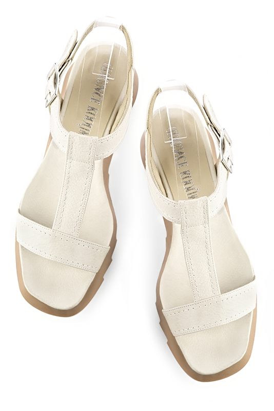 Sandales blanches outlet femme